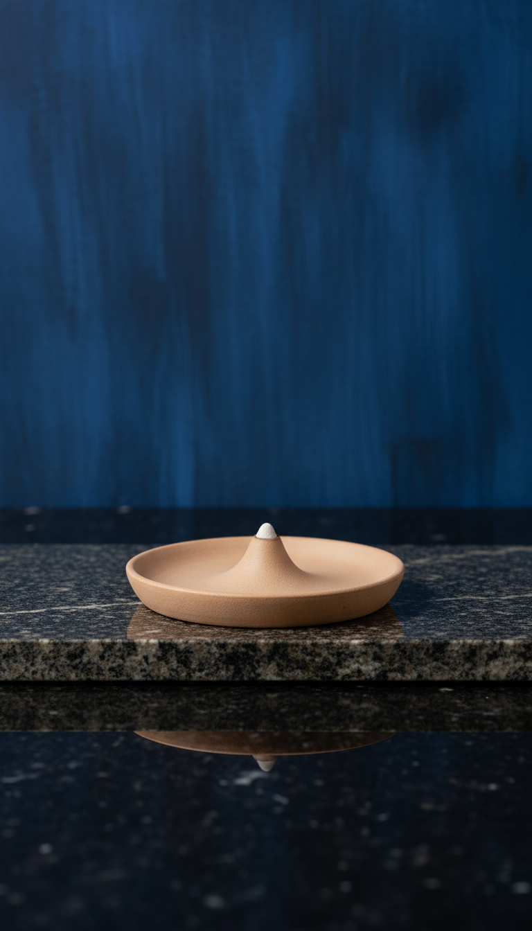 Ceramic Incense Holder With Matte Glaze in a new setting