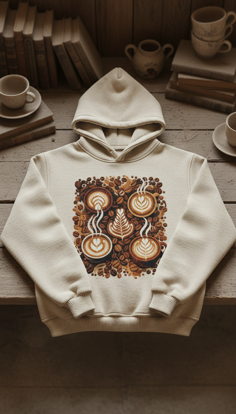 Coffee Time pullover hoodie