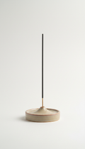 Premium incense sticks with ceramic holder, Default angle is 3/4 front with slight elevation—captures contour and material...