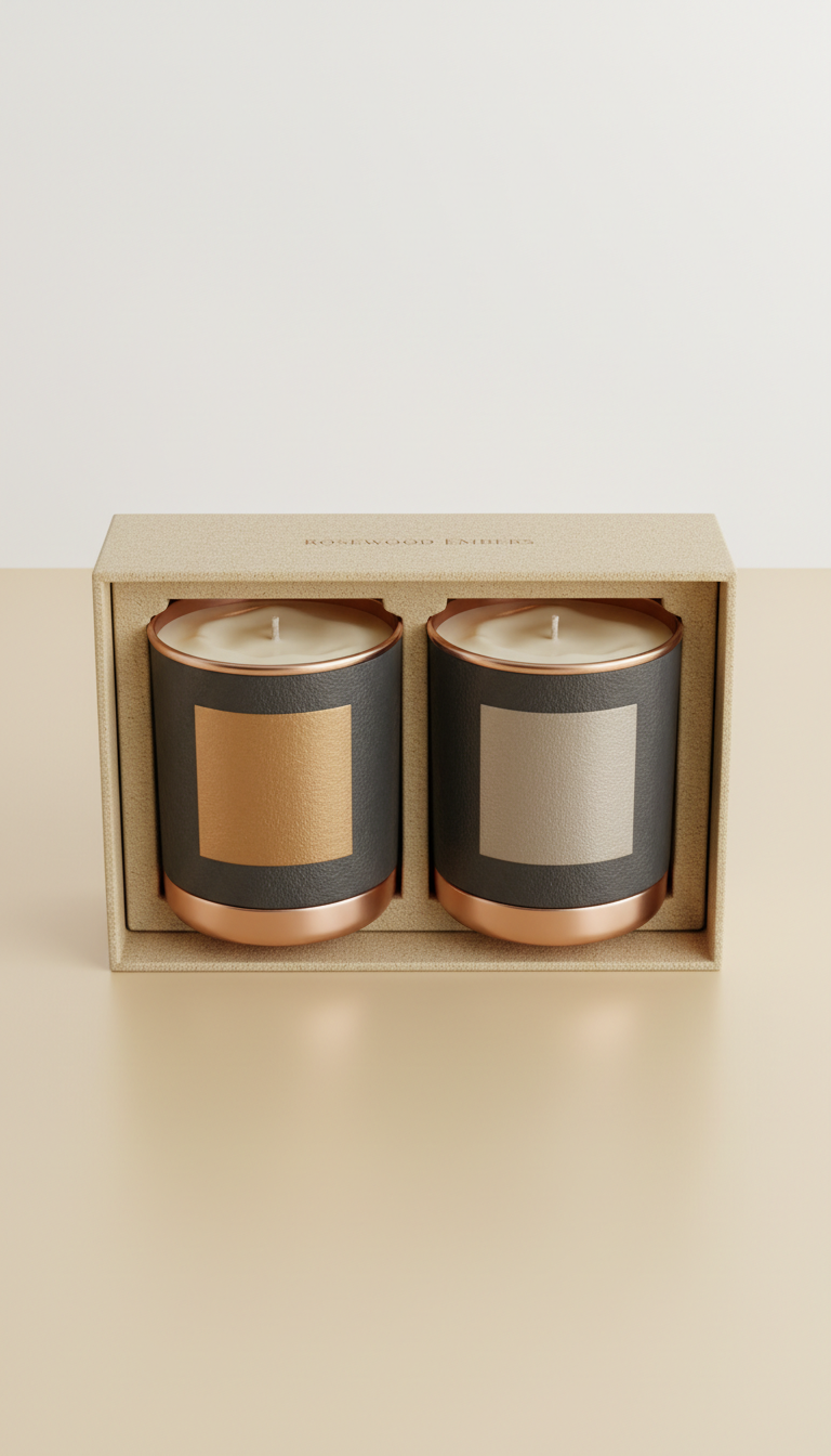 Maison Lume Rosewood Embers duo gift box