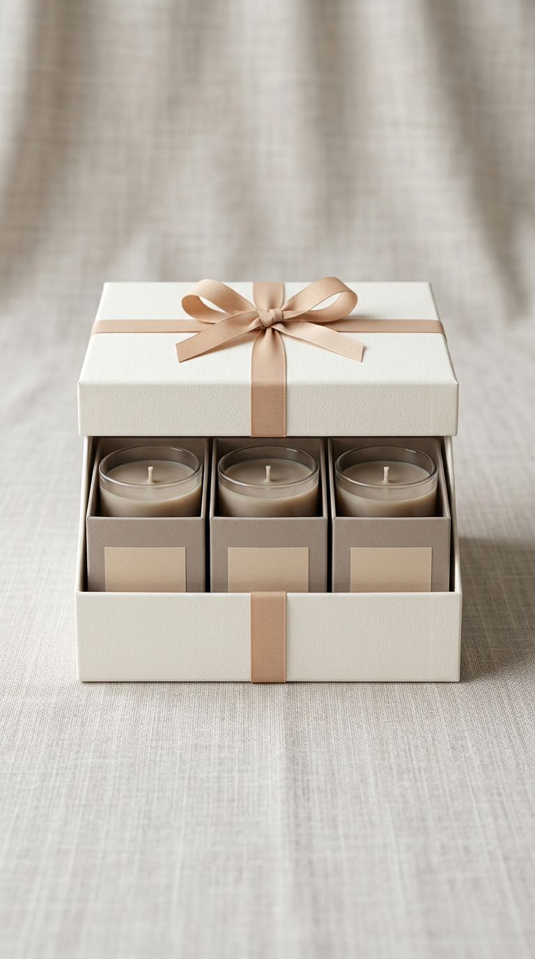 Maison Lume curated trio candle gift set